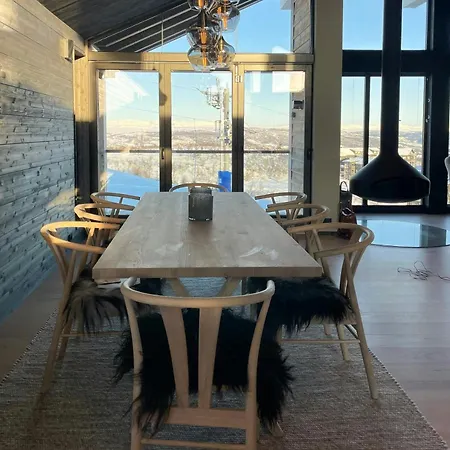 Modern With Panoramic View On Kikut Geilo